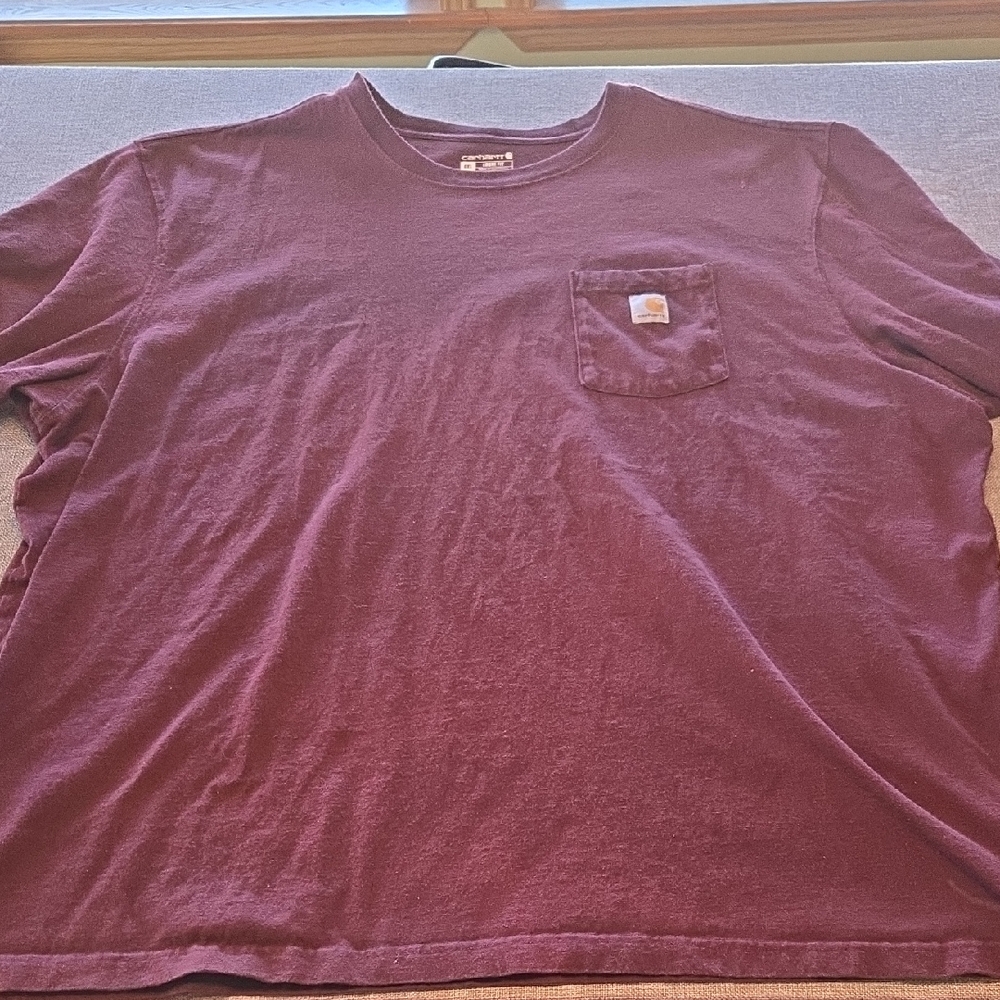 Carhartt Men's Short Sleeve Tee in Deep Purple